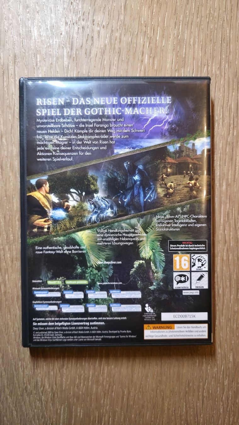 Microsoft Spiele: PC, Game, Rollenspiel, Risen Collector's Edition, OVP – Gebraucht aus Sirnach von TheMrFreeman 4