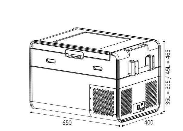 Frigoriferi & Refrigeratori: PowerCooler Kompressor-Kühlbox 35 – Nuovo e nell'imballaggio originale da Emmen venduto da CZ6032