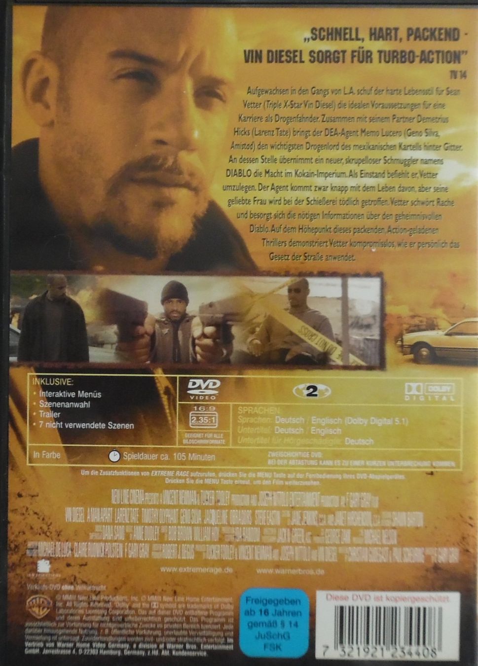 Tutti i DVDs: Extreme Rage – Usato da Bellinzona venduto da Luna093 2
