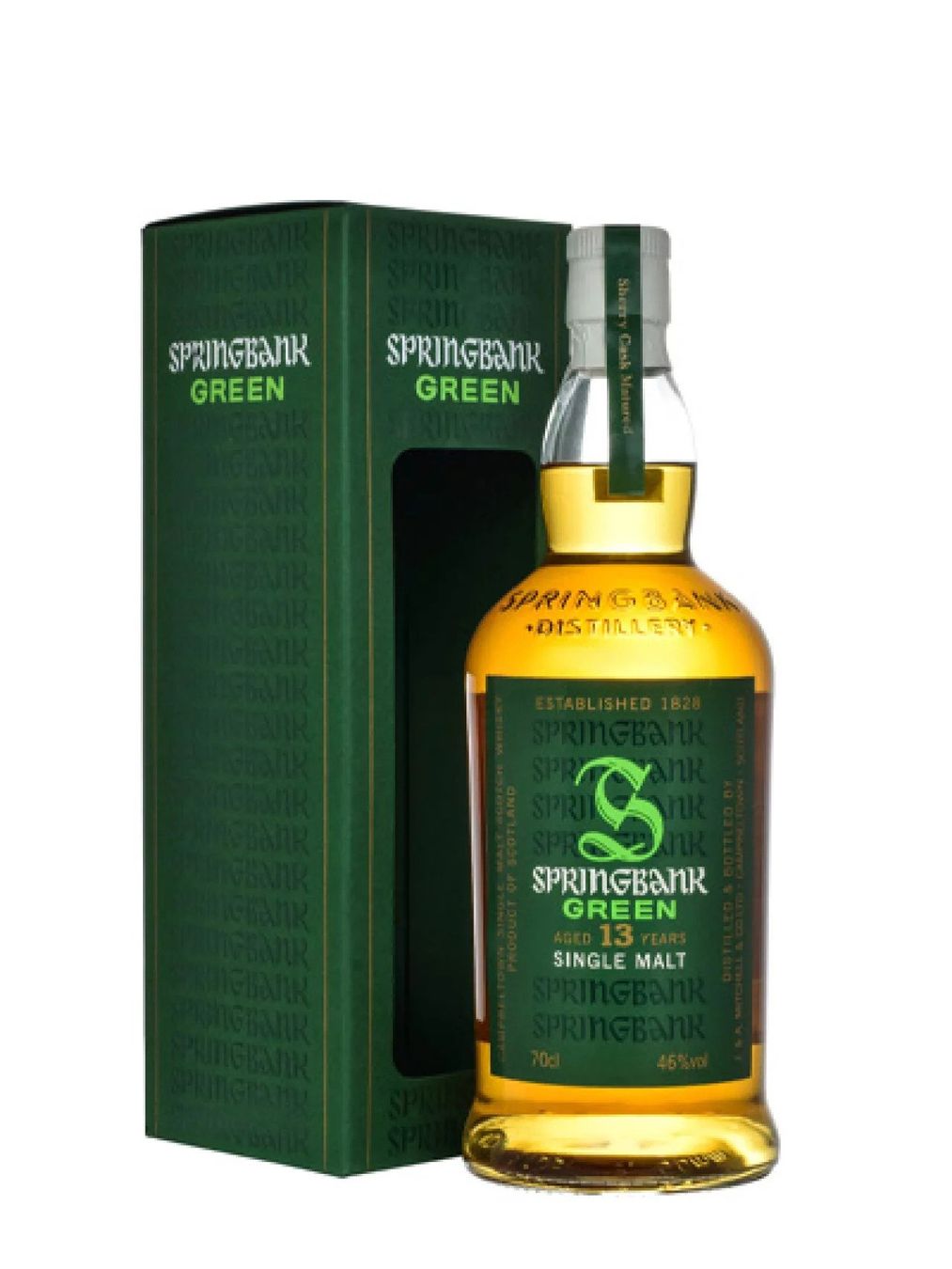 Spiritueux: Springbank 13 ans green – Neuf avec emballage d'origine à Le Locle par drinkshop