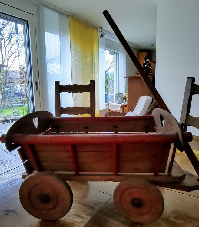 Jouets: Antikes Leiterwägali – D'occasion à Meggen par 041benji01 2