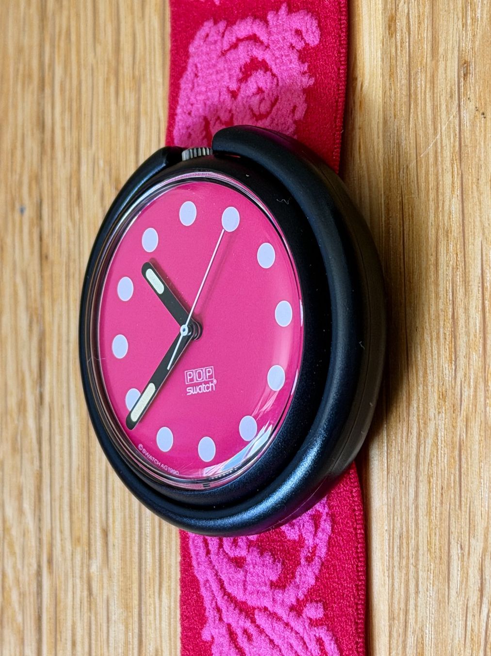 Swatch Uhren: Pop Swatch Red Stop / PWB153, 1991 – Gebraucht aus Adliswil von Ch_Mei 5