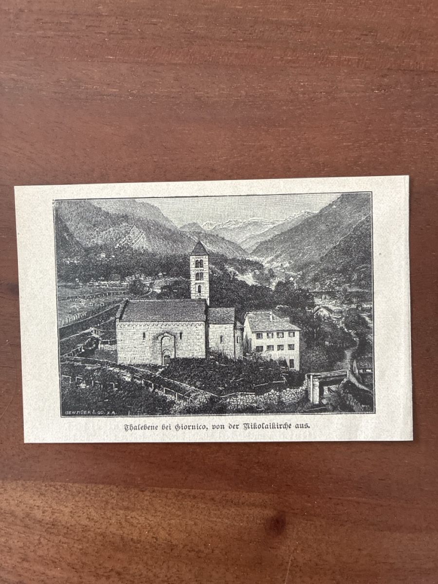 Cartoline postali: 12 Ansichtskarten Schweiz von Giornico TI – Usato da Oftringen venduto da Cla.vD.74 4