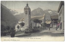 J. J. 2139   Eglise  de  Champéry