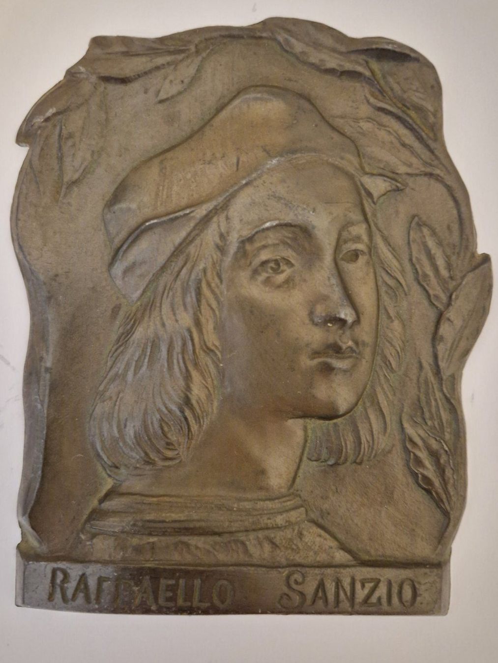 Sculture & Statue: Antike Portraitplakette Bronze "Raffaello Sanzio" – Usato da Burgdorf venduto da gre_2ftz