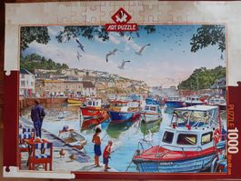 ART PUZZLE Hafen Motiv 1000 Teile 