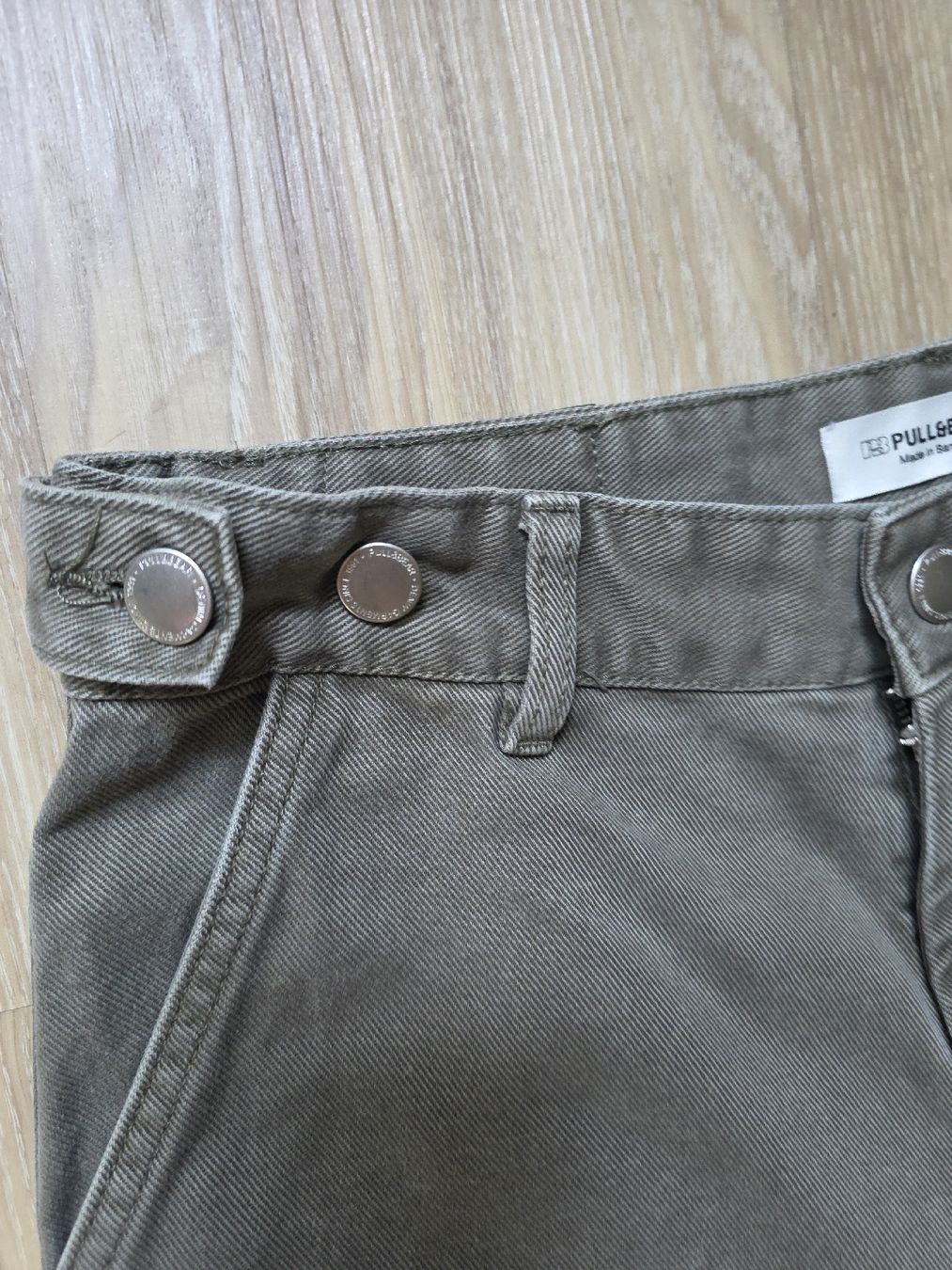 Pull&Bear Jeans: Pull&Bear Wide Leg Jeans Gr. 38 – Khaki – Neu (gemäss Beschreibung) aus Interlaken von NataliiaS 3