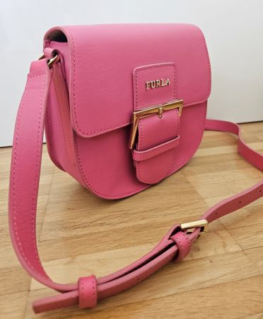✦𝗡𝗘𝗨𝗪𝗘𝗥𝗧𝗜𝗚✦ FURLA Crossbody Tasche Echtleder Pink