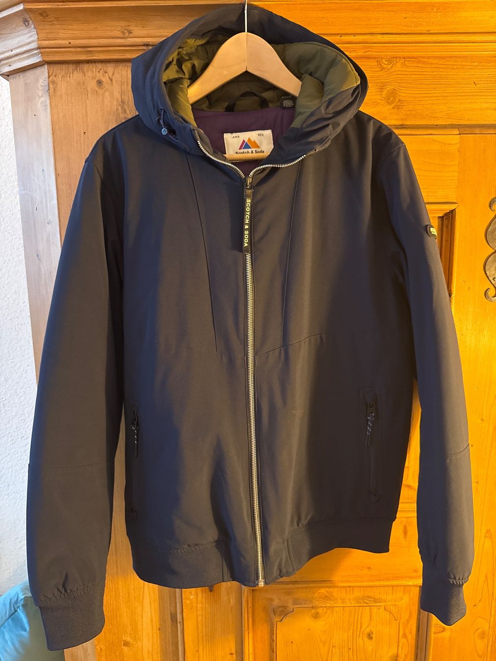 Maison Scotch Jacken: Scotch&Soda Hooded Jacket dunkelblau M – Gebraucht aus Winterthur von britsi