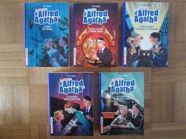 Lot de 5 livres Les enquêtes d'Alfred et Agatha (NEUFS)
