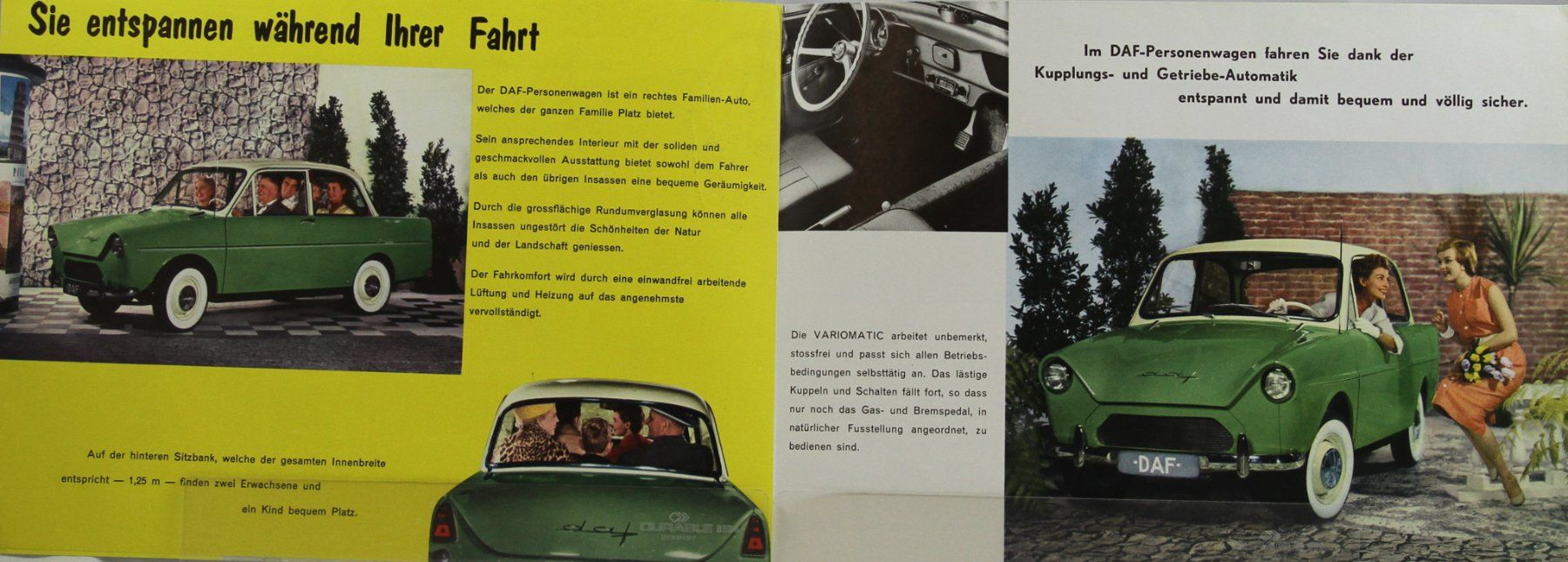 Daf Documenti: NEUWAGEN PROSPEKT  | DAF 600 - VARIOMATIC | AB 01.1959 - DE – Usato da Unterägeri venduto da GIGOLOLIT 2