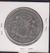 Alle Münzen: 5 -Pesetas 1871(silber) – Gebraucht aus Zürich von burgi9 2