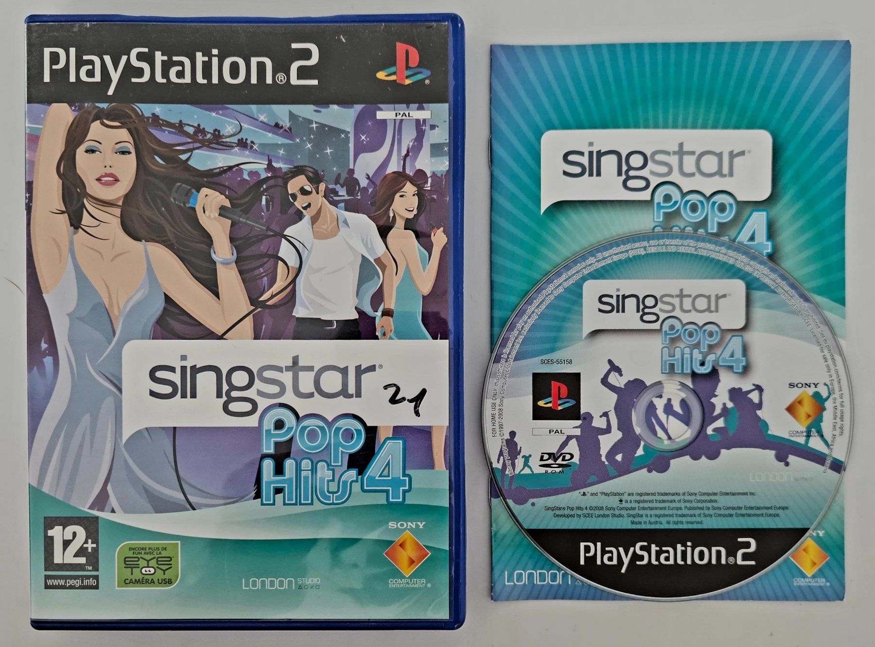 Sony Giochi: Singstar Pop Hits 4 (PS2) francais – Usato da Holziken venduto da Miglioregamesnmore