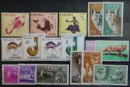 Spanien Kolonien Lot mit schönen ** Werten III