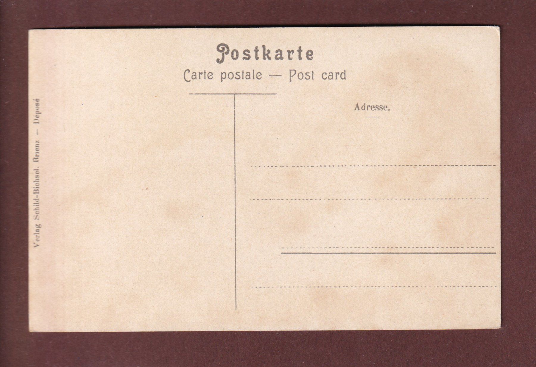 Cartoline postali: SCHYNIGE PLATTE - Gummihorn – Usato da Pully venduto da nicecards 1