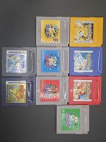 Lot of 9 games Pokemon Gameboy: English/Japanese/Chinese