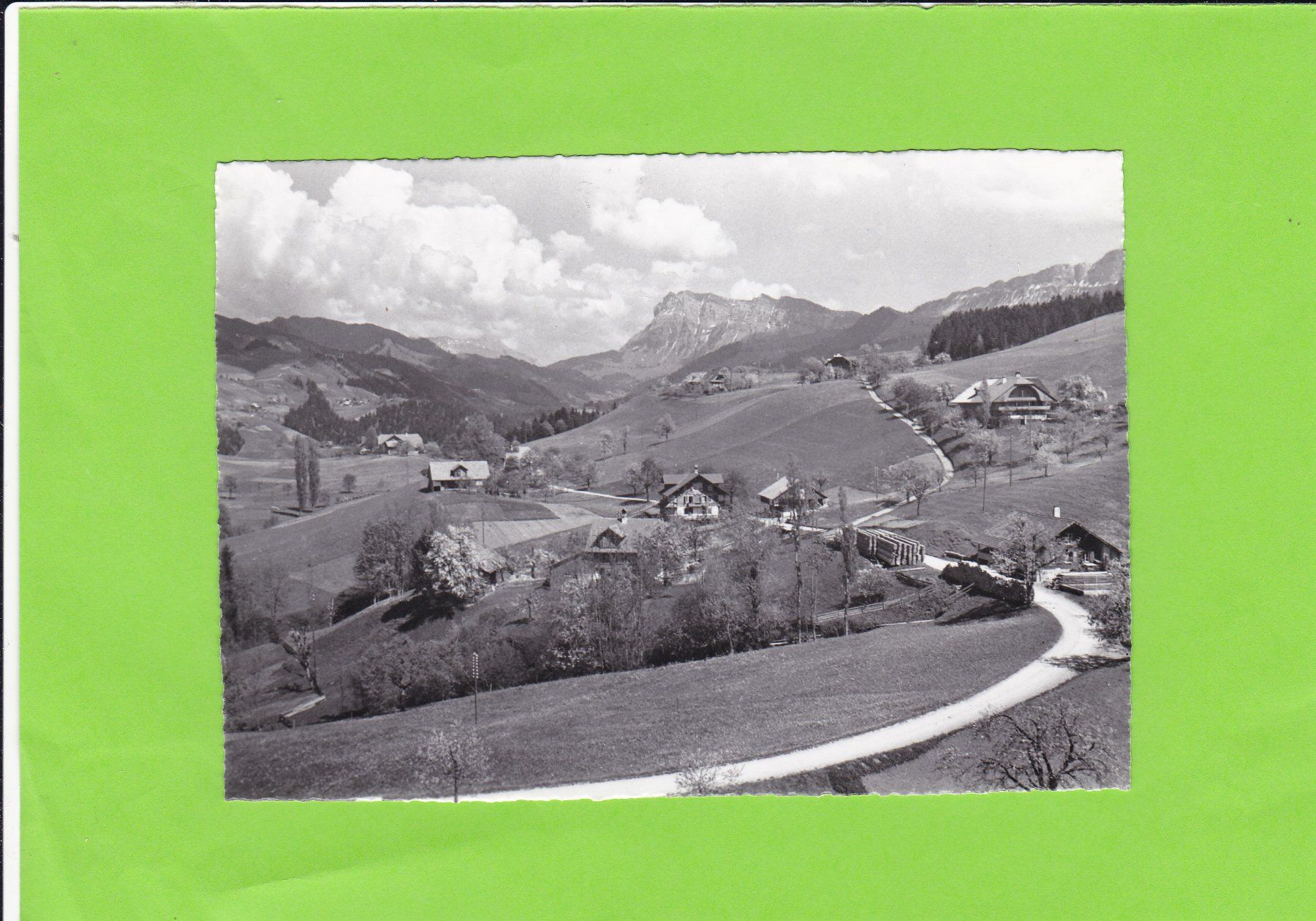 Cartoline postali: Buchen ob Thun. Hohgant – Usato da St. Peterzell venduto da neckertal