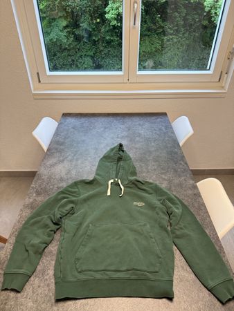 Pull à capuche Lacoste vert pour homme, Taille Us S