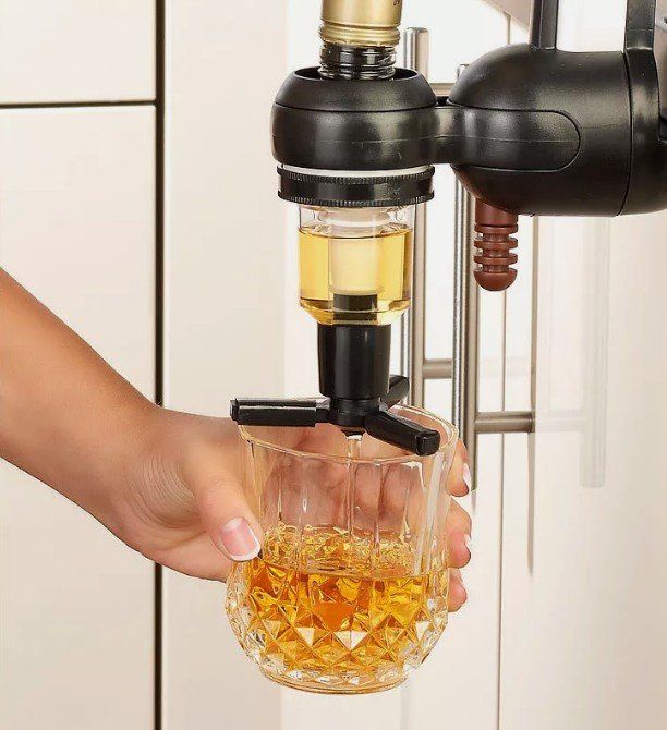 Supporti a parete: Flaschenspender 2er-Set Flaschenhalter mit Portionierer 3 cl – Nuovo (secondo la descrizione) da Kirchdorf AG venduto da Apost008 6
