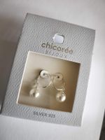 Ohrringe Chicoree Bijoux Perle Silber 925 neuwertig