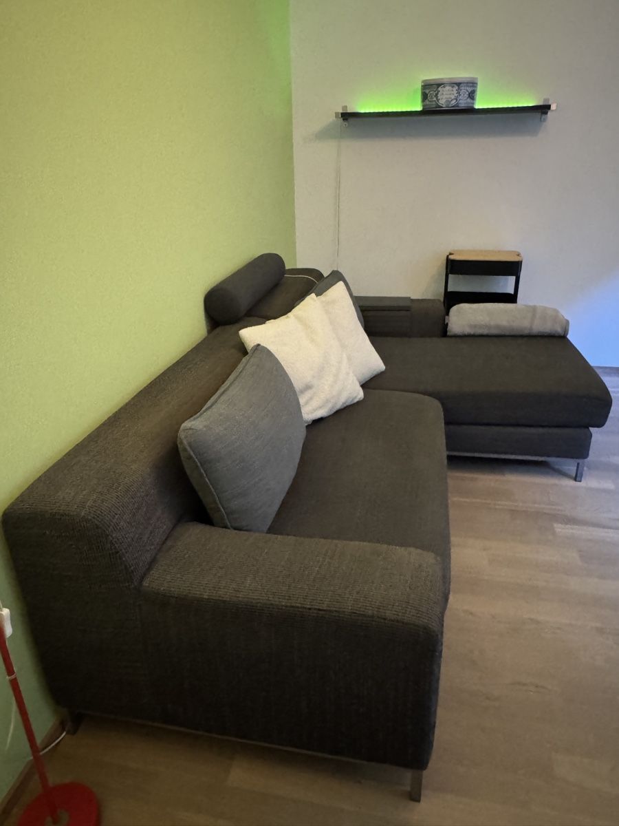 Divani: Ikea Ecksofa Anthrazit Stoff – Usato da Winterthur venduto da Selina9 1
