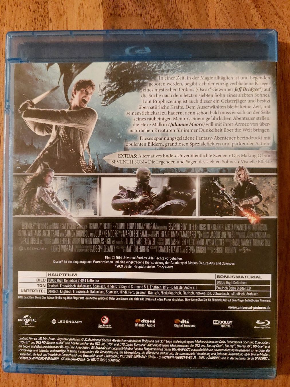 Tutti i DVDs: Blu Ray - Seventh Son mit Jeff Bridges, Julianne Moore – Usato da Rheinfelden venduto da FilmAuktion 1