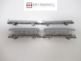 Liliput L260122 4x Autotransportwagen (Set 3) BLS DC GS N