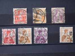 Helvetia alle Ausgaben 1907 / 1909 / 1913   B1509F