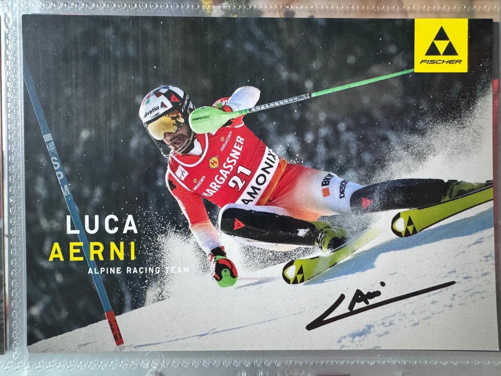 Autogramme: Luca Aerni / orig. Autogrammkarte – Gebraucht aus Steinen von SecondHandDream