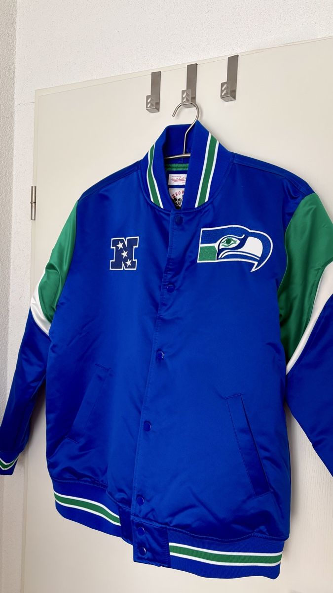 Mitchell & Ness Giacche: NFL Seattle Seahawks Throwback-Jacke – Nuovo (secondo la descrizione) da Ottikon venduto da cyr_l77l
