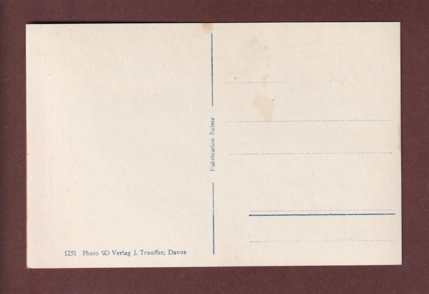 Cartoline postali: Davos - AUF DER ALP – Usato da Pully venduto da nicecards-shop 1