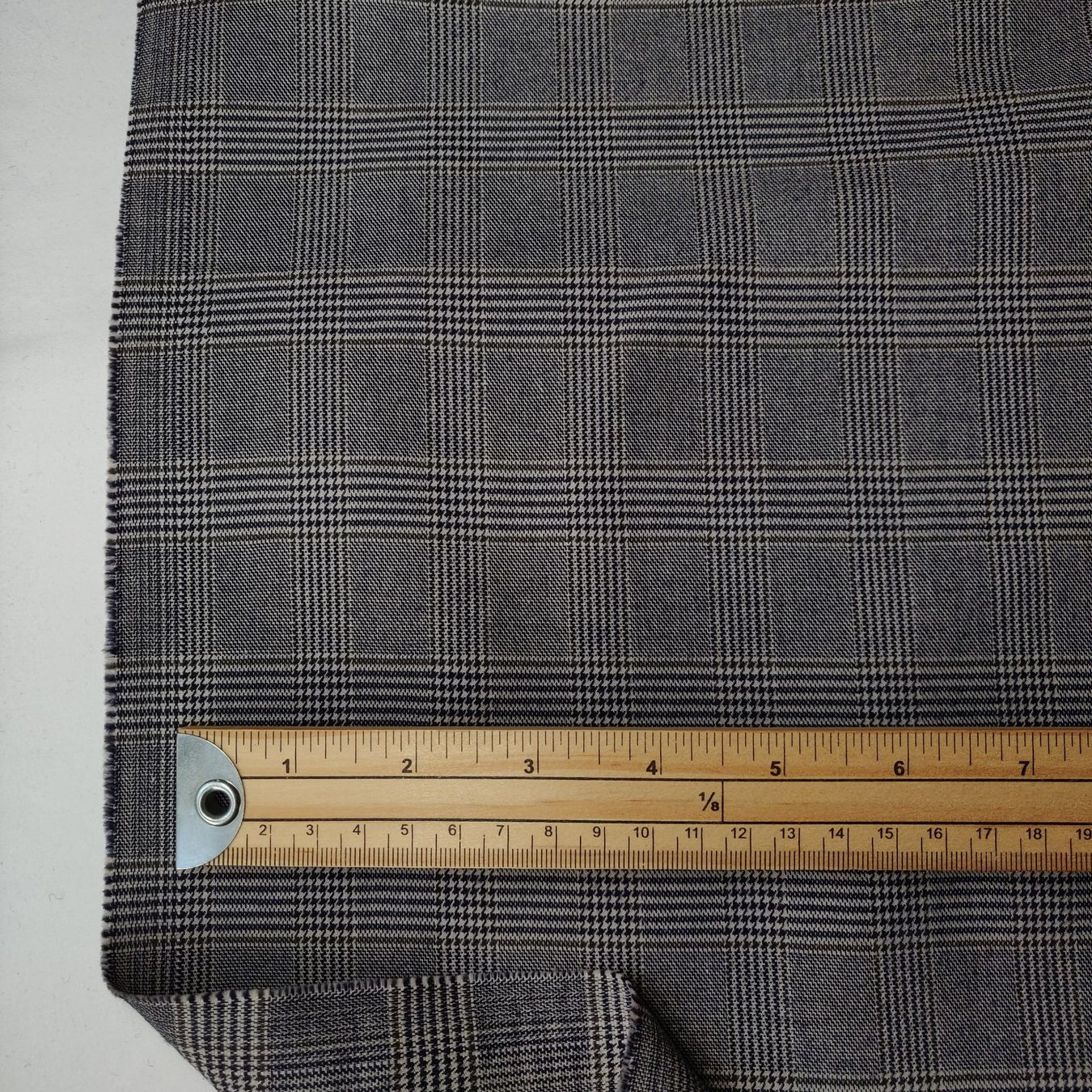 Stoffe: Anzug Stoff Baumwolle Elastan gewoben 1.75x1.50m blu gris – Neu (gemäss Beschreibung) aus Lufingen von Voyager7 4