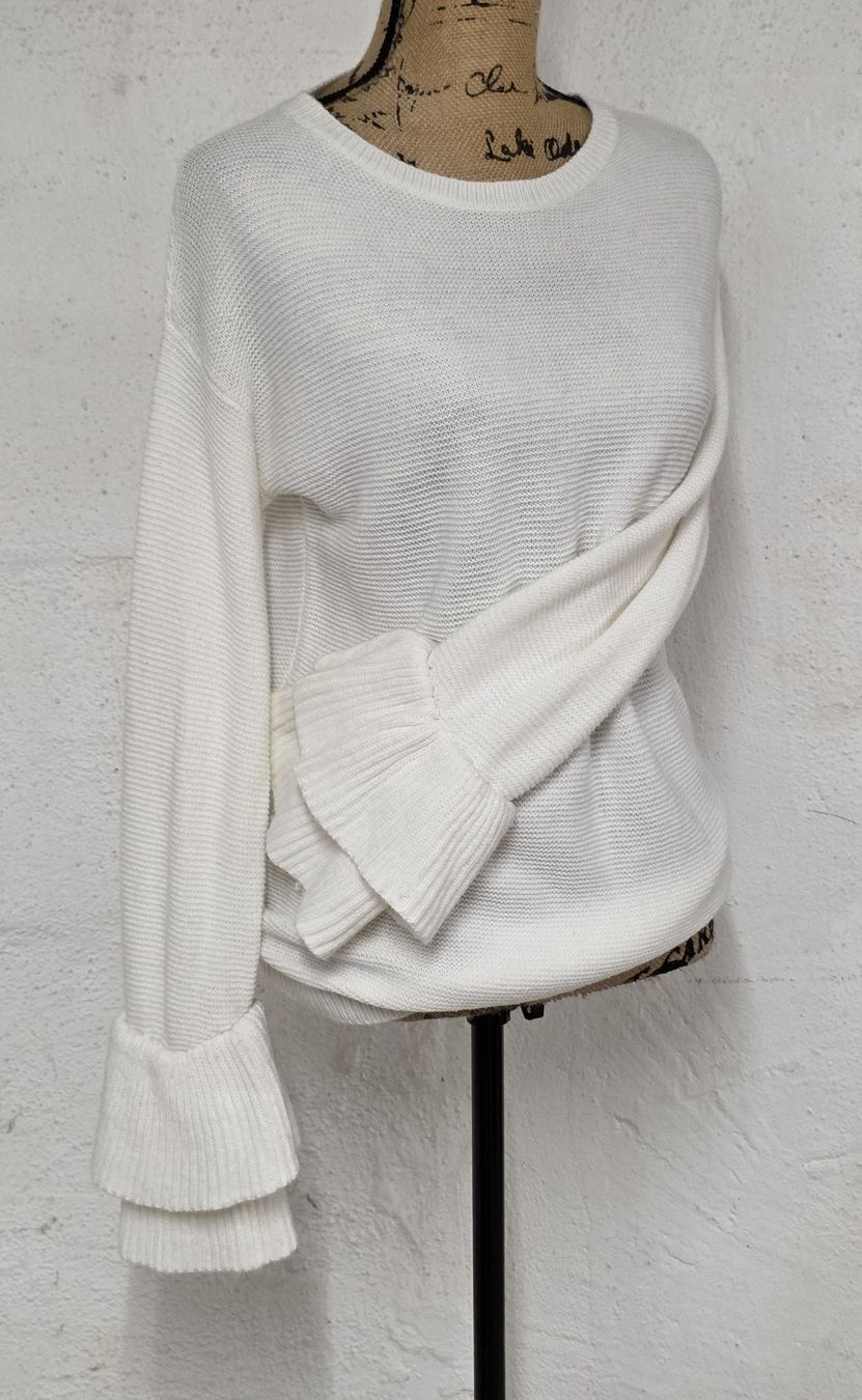 Maglioni & Felpe: Pullover, Creme-Weiss, Gr. S /M ! – Usato da Rheinsulz venduto da Gilea 1