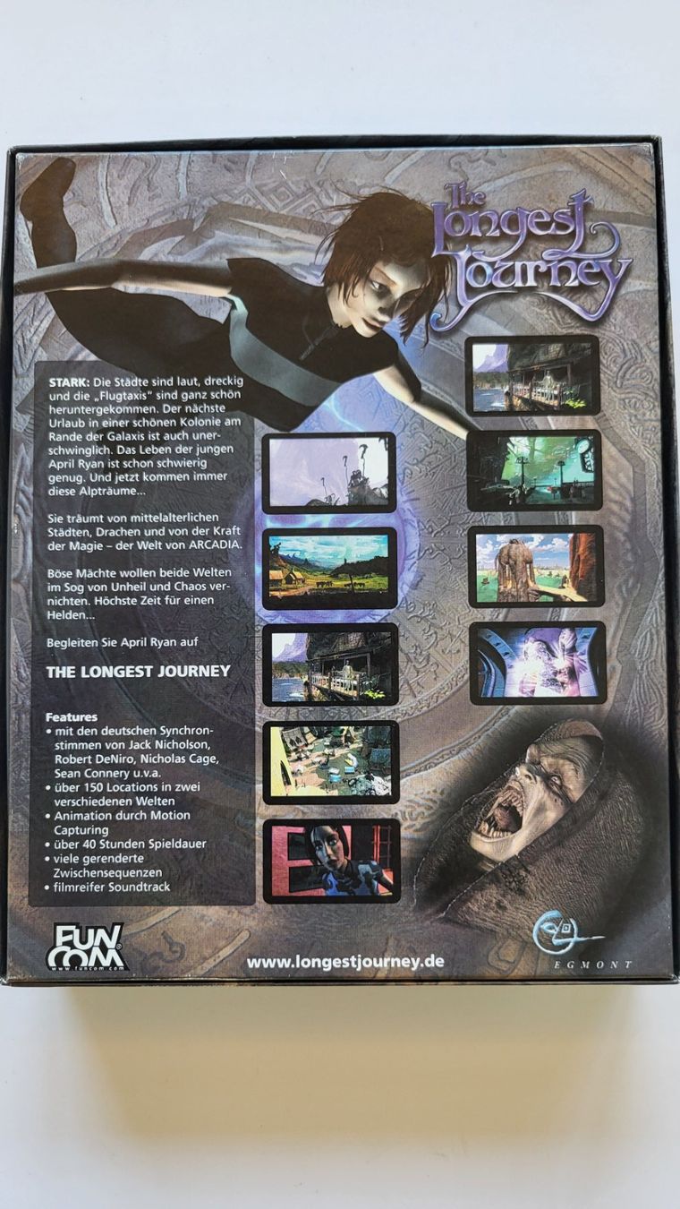 Giochi: The longest Journey - Win95 - Big Box – Usato da Rosshäusern venduto da West66 1