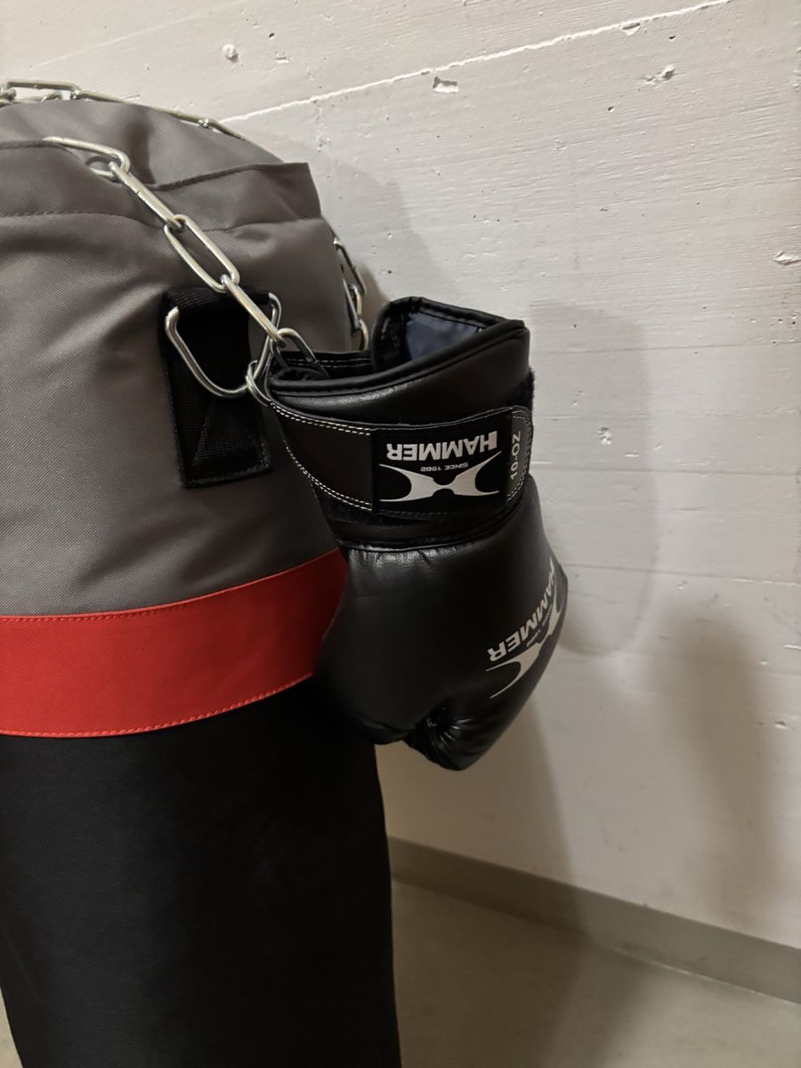 Boxsäcke: Hammer Boxsack mit Boxhandschuhen – Neu (gemäss Beschreibung) aus Ibach von JellyBeans99 2