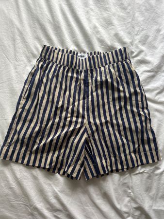 Shorts dunkelblau-weiss-gestreift MINIMUM