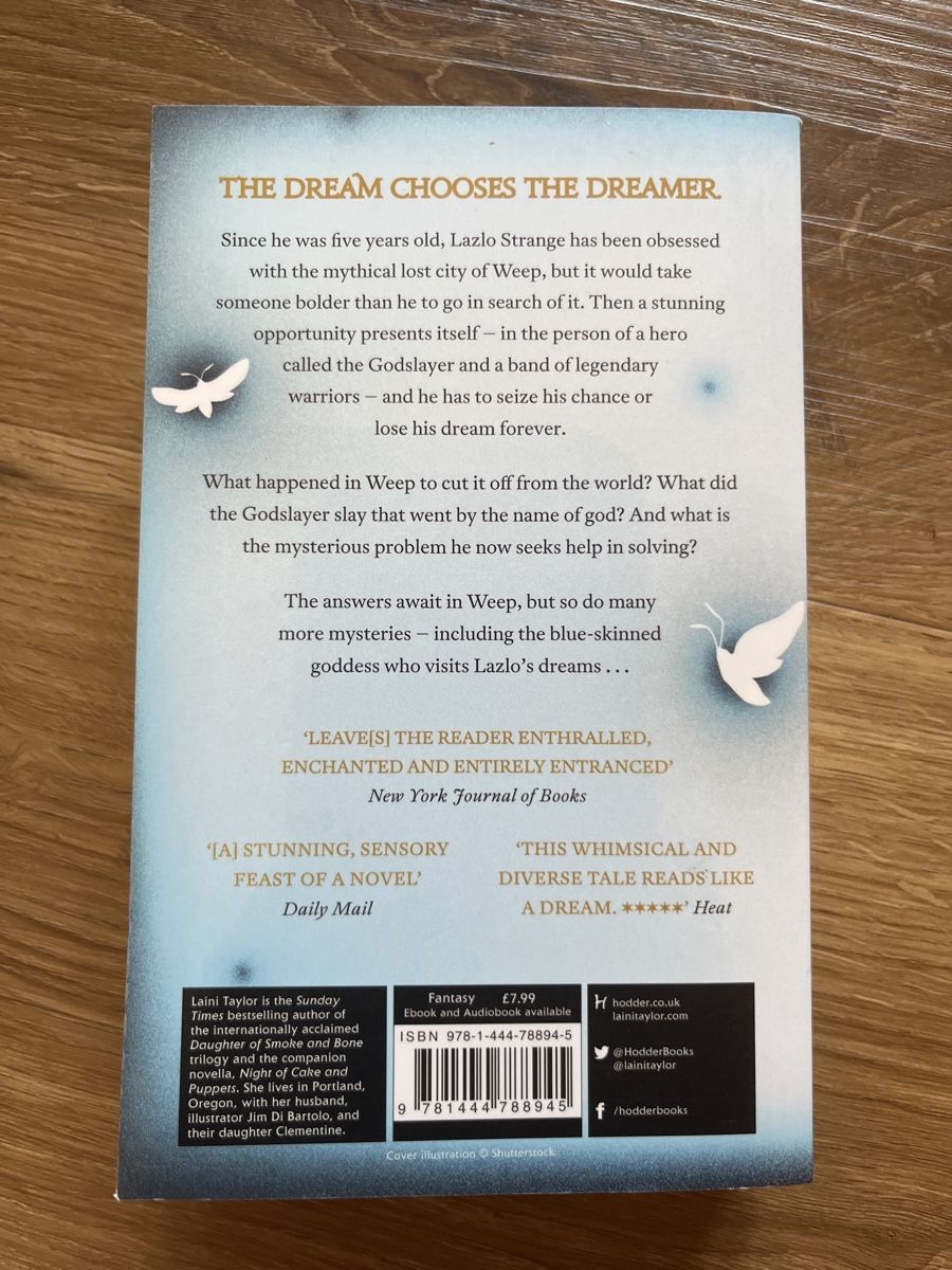 Libri: Strange the Dreamer - L. Taylor – Nuovo e nell'imballaggio originale da Winterthur venduto da emma_zw 1