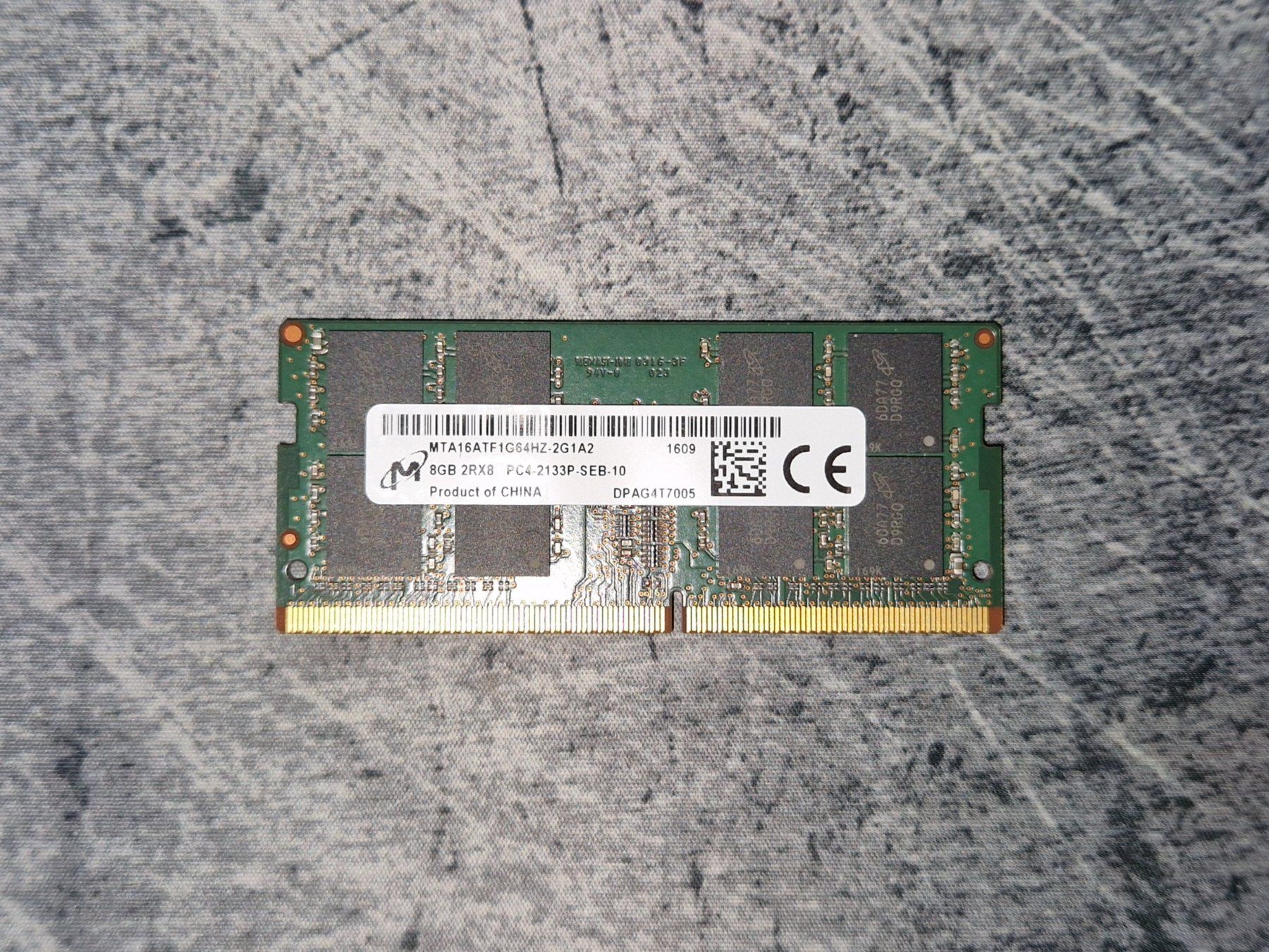 MICRON Memorycity Mémoire RAM DDR4 REG ECC 2RX4 RDIMM MTA36ASF2G72PZ-2G1A2IG 16 Go PC4-2133P-R