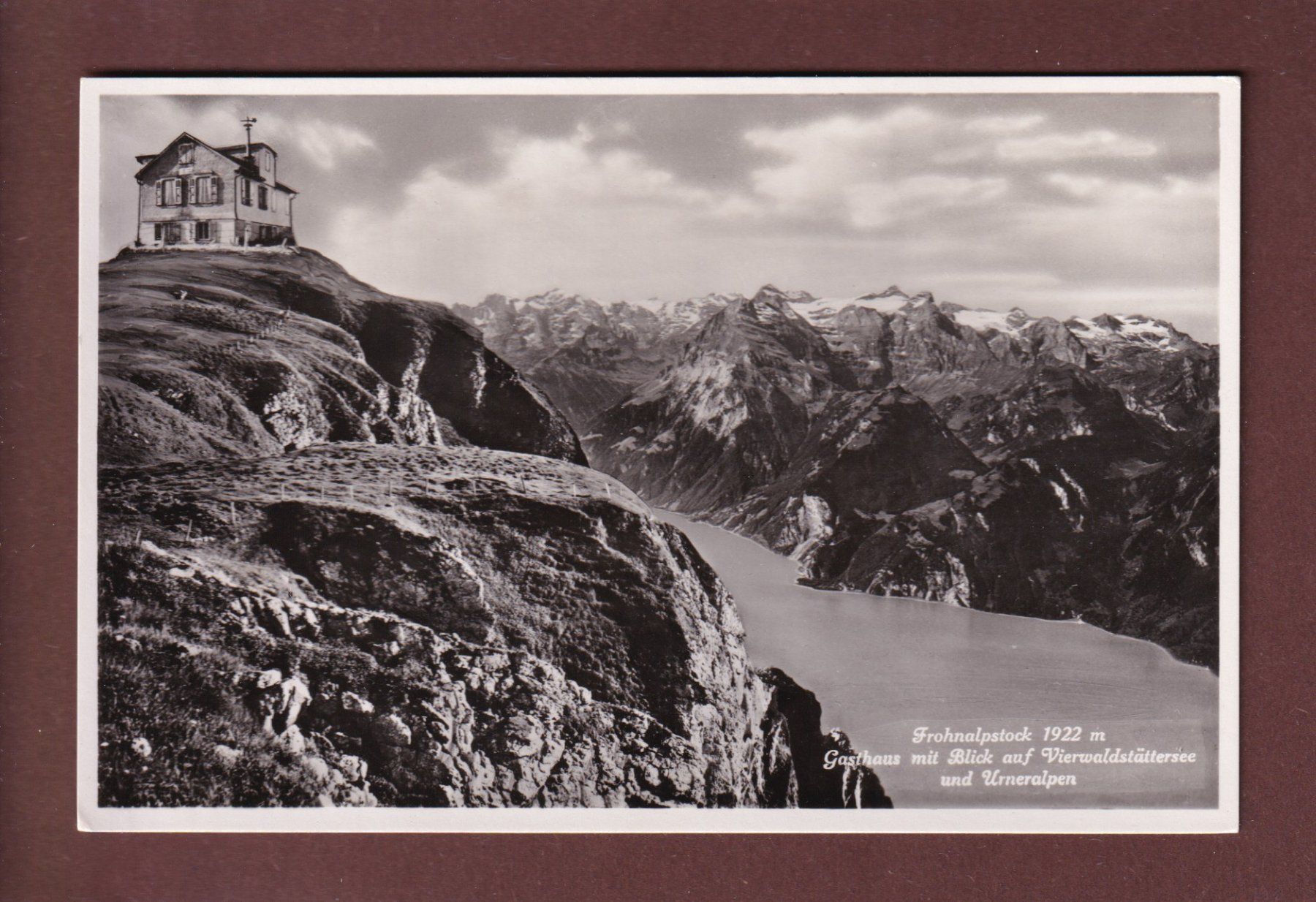 Cartoline postali: FROHNALPSTOCK - Gasthaus – Usato da Pully venduto da nicecards