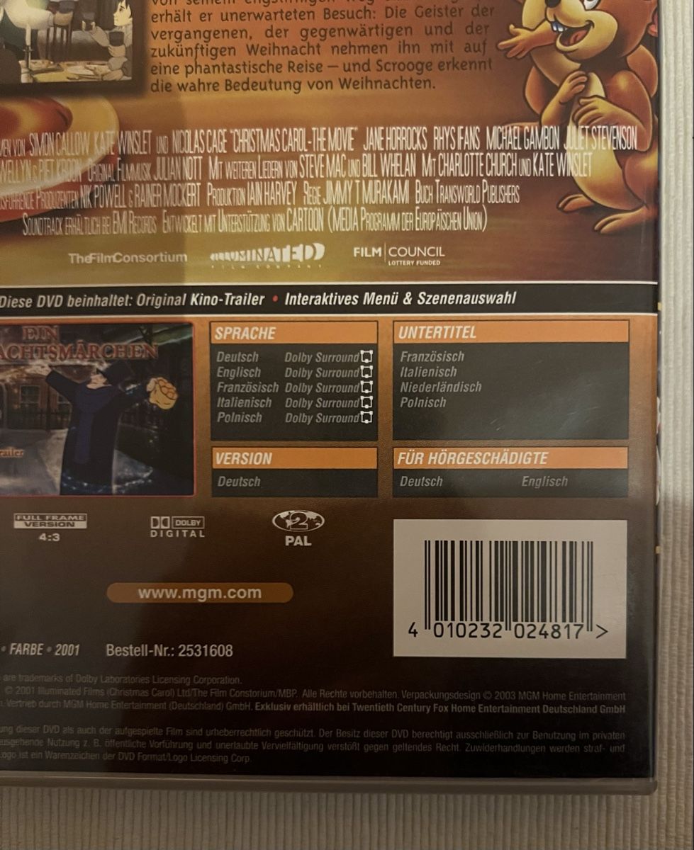 Alle DVDs: Weihnachtsmärchen DVD – Gebraucht aus Rafz von SaintCruz 3
