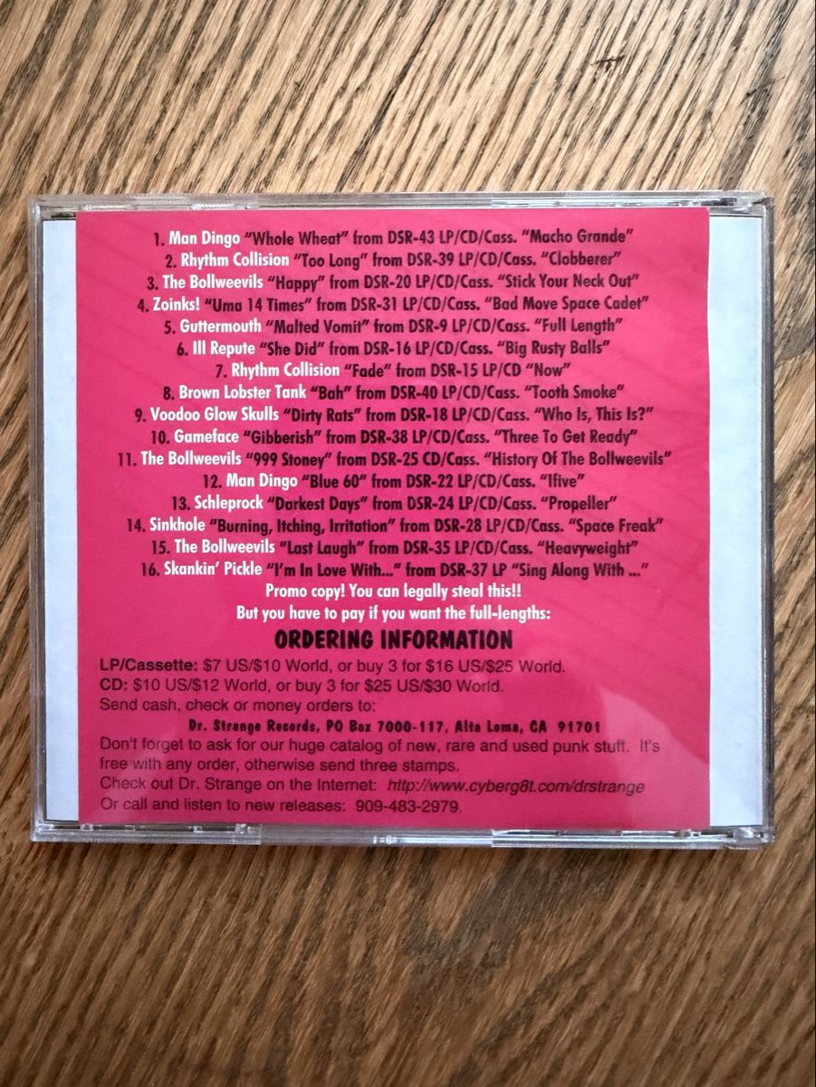 CD: Dr. Strange Records: 1996 Catalog CD – Usato da Hünenberg venduto da Paddels 1