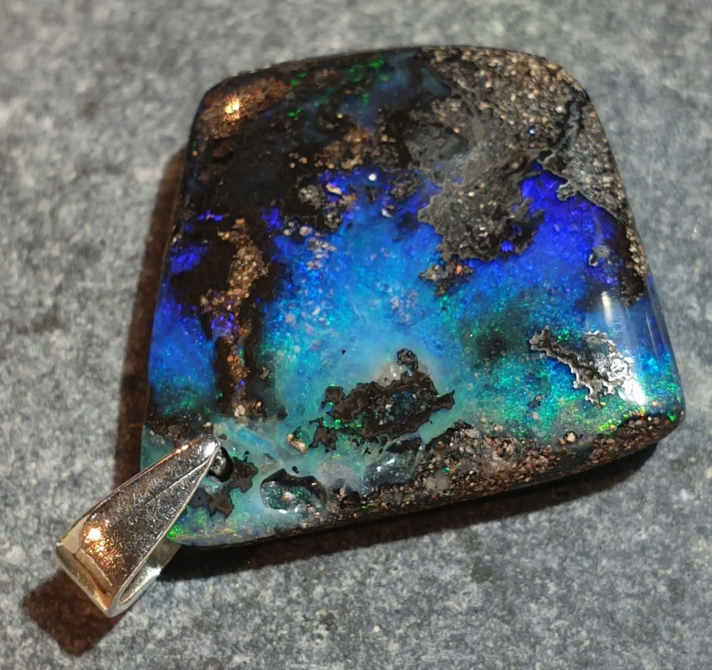 Ciondoli: Anhänger Boulder Opal. – Nuovo (secondo la descrizione) da Niederbüren venduto da Raphael014 3