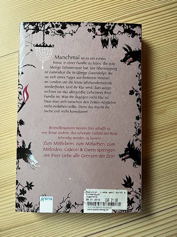 Livres: Rubinrot von Kerstin Gier – D'occasion à Blumenstein par moa_kairi 1