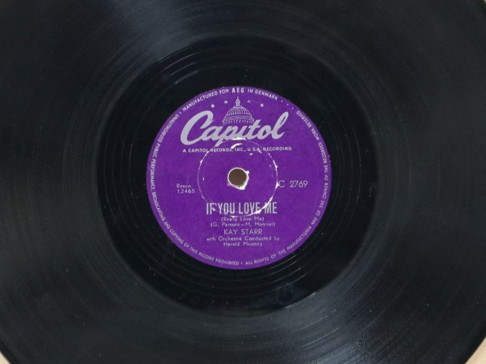 Dischi in vinile: Schellackplatte Kay Starr If You Love Me Schellack – Usato da Eschenbach SG venduto da Astalavista 2