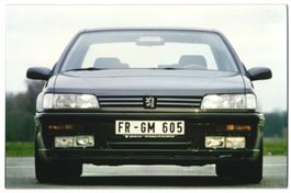 Fotografie Auto Peugeot 605, PKW Frontal