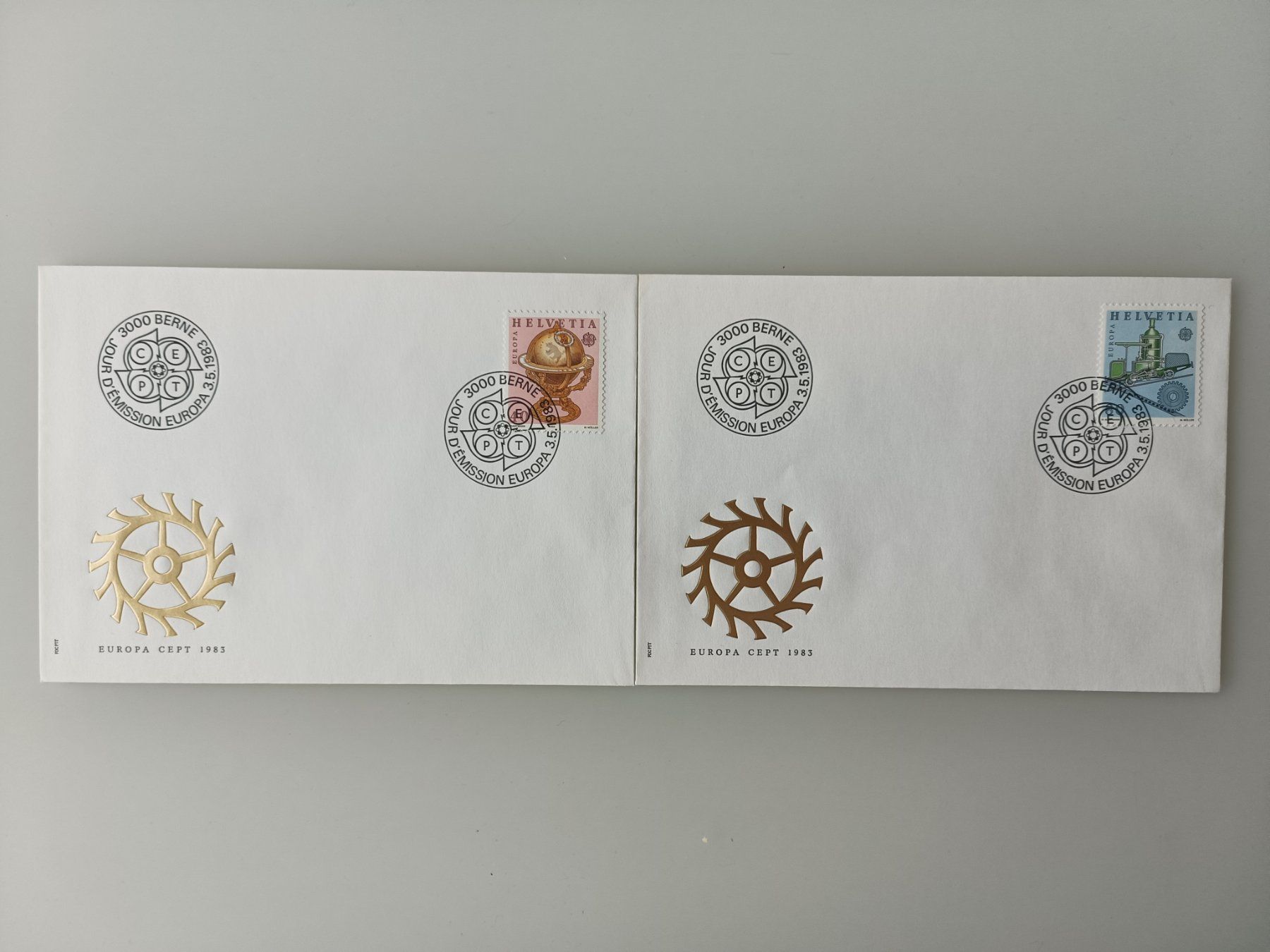 Alle Briefmarken: 1983 FDC Europamarken Einzelwerte – Gebraucht aus Dübendorf von goeggi79