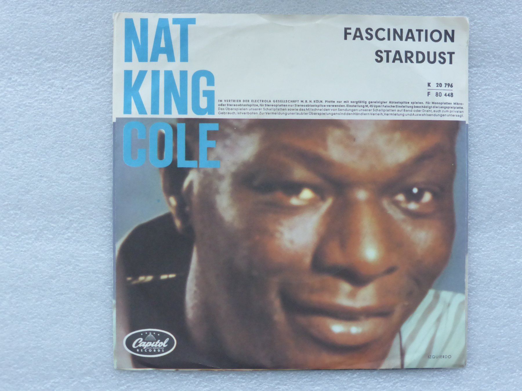 Vinyles: Vinyl Single   NAT KING COLE – D'occasion à Küssnacht am Rigi par Mondkinder 3