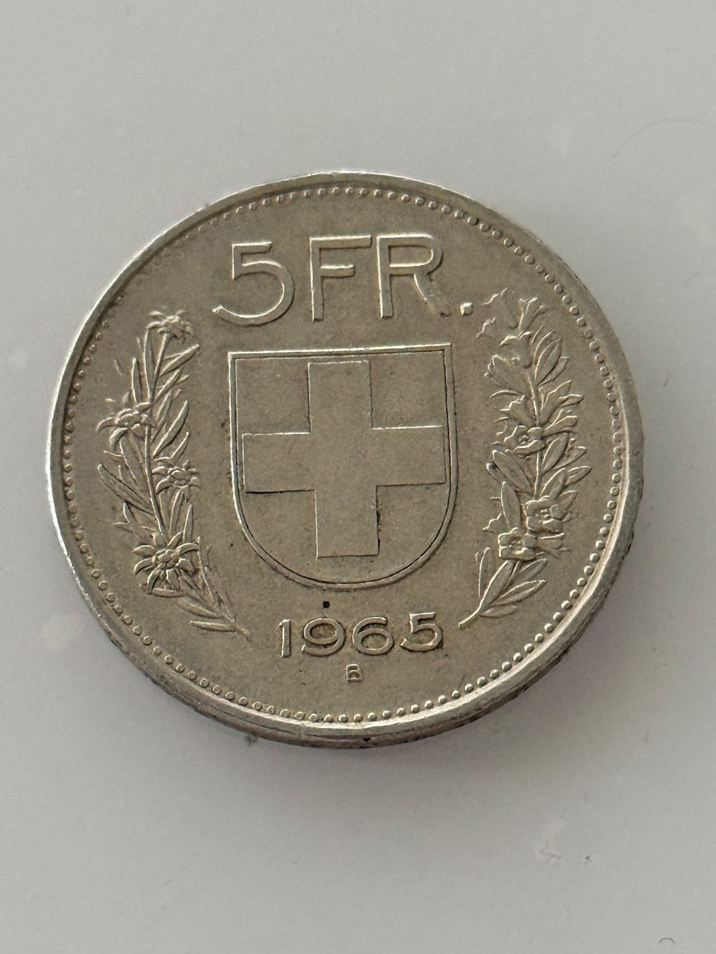 Alle Münzen: 5 Franken 1965  Silber – Gebraucht aus Wallisellen von SWISS_SILVER1 1