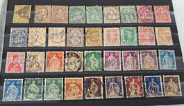 CH Briefmarken Lot ab Rayon II