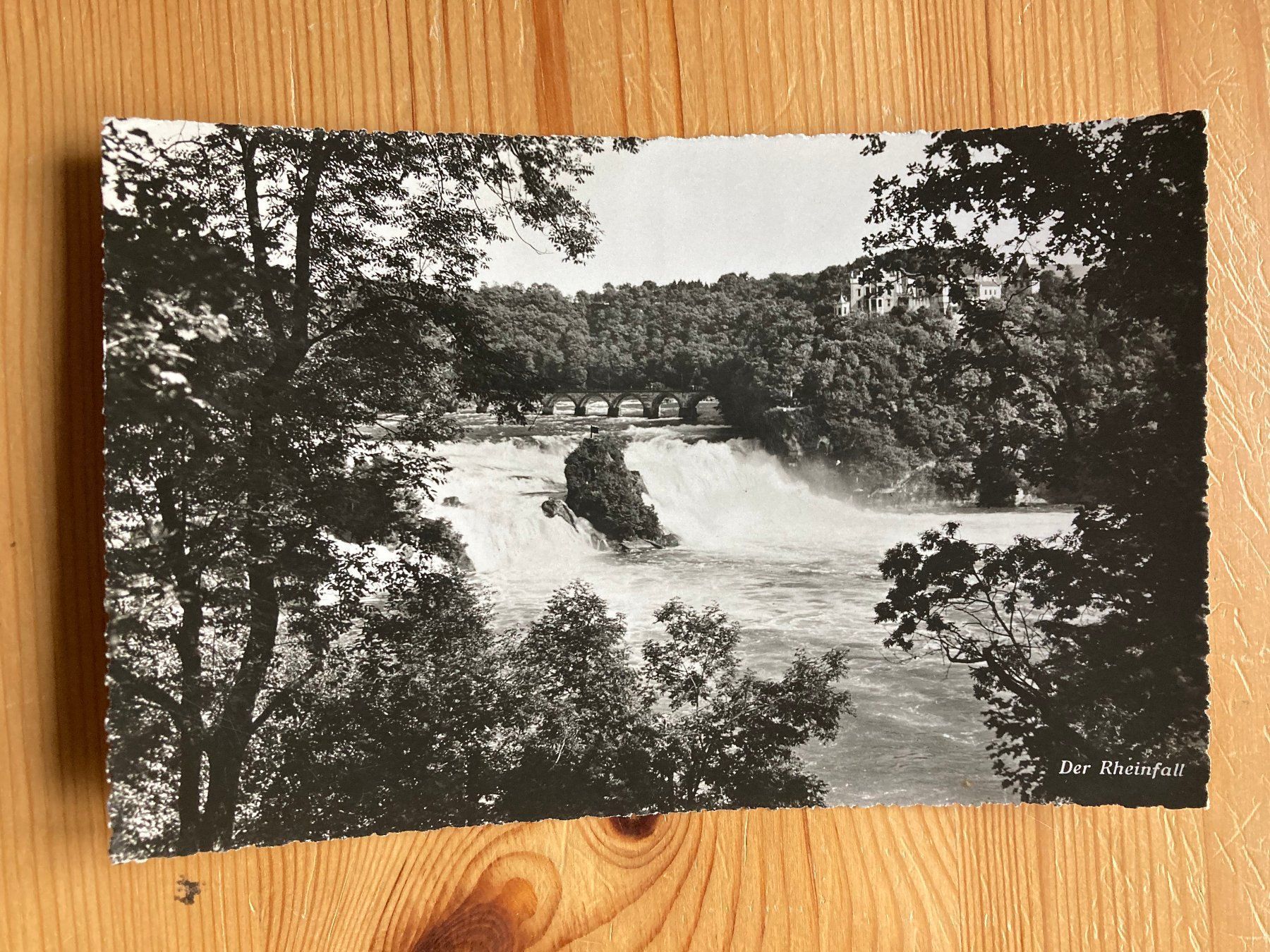 Ansichtskarten: Rheinfall - AK 1944 – Gebraucht aus Oberuzwil von Henri09